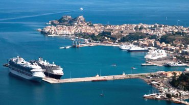 Corfu port